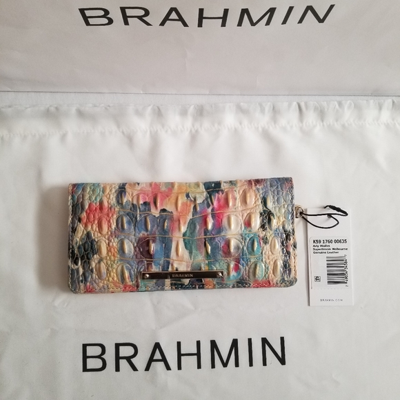 NWT Brahmin Superbloom Melbourne Ady Wallet - Picture 6 of 12